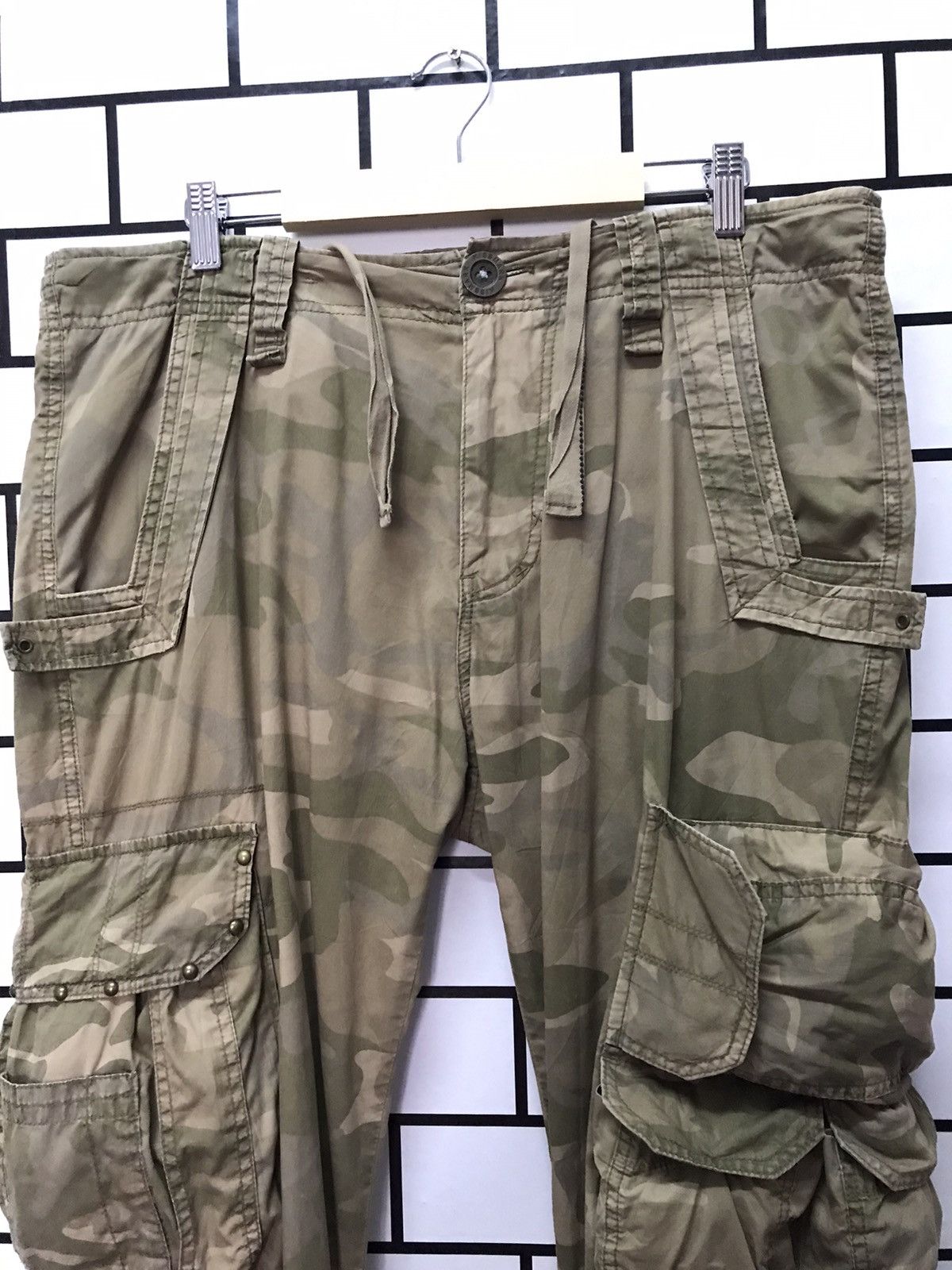 Japanese Brand Japan Brand Kissmark Cargo Combat Tactical Multipocket Pants Size US 35 - 6 Thumbnail