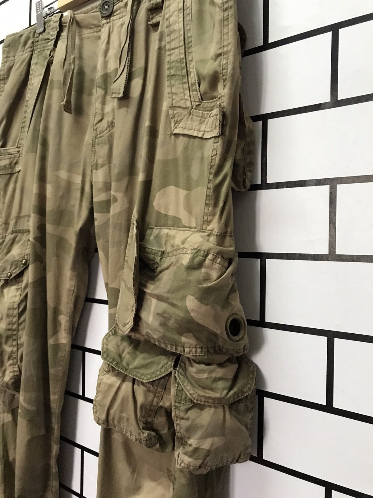 Japanese Brand Japan Brand Kissmark Cargo Combat Tactical Multipocket Pants Size US 35 - 4 Thumbnail