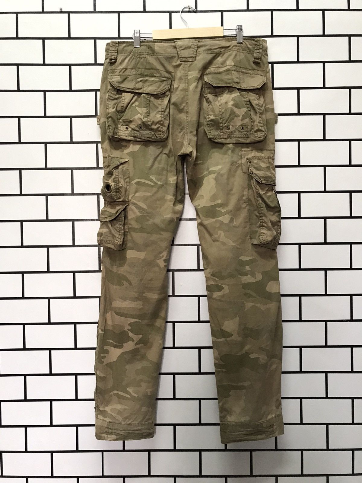 Japanese Brand Japan Brand Kissmark Cargo Combat Tactical Multipocket Pants Size US 35 - 10 Thumbnail