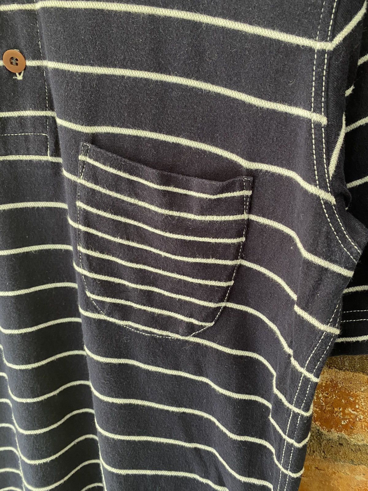 Comme des Garcons Homme AW12 Junya Watanabe Stripe polo Size US M / EU 48-50 / 2 - 6 Thumbnail