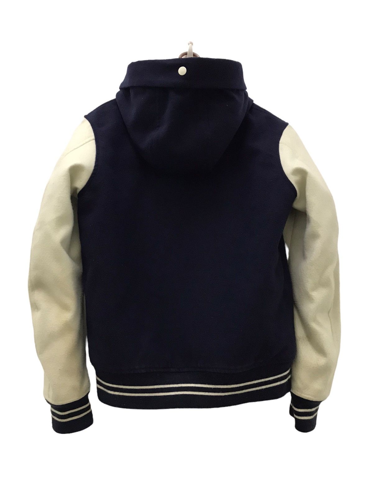 Beams Plus Beams Plus Navy Blue Varsity Jacket Shawl Hooded Size US M / EU 48-50 / 2 - 9 Thumbnail
