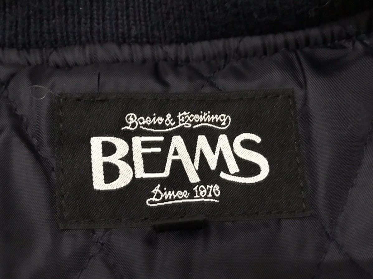 Beams Plus Beams Plus Navy Blue Varsity Jacket Shawl Hooded Size US M / EU 48-50 / 2 - 12 Thumbnail