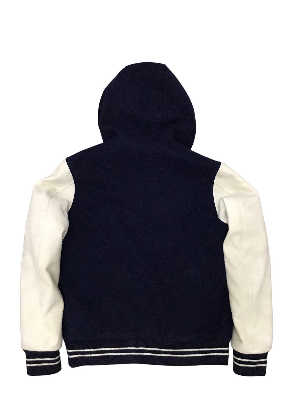 Beams Plus Beams Plus Navy Blue Varsity Jacket Shawl Hooded Size US M / EU 48-50 / 2 - 7 Thumbnail