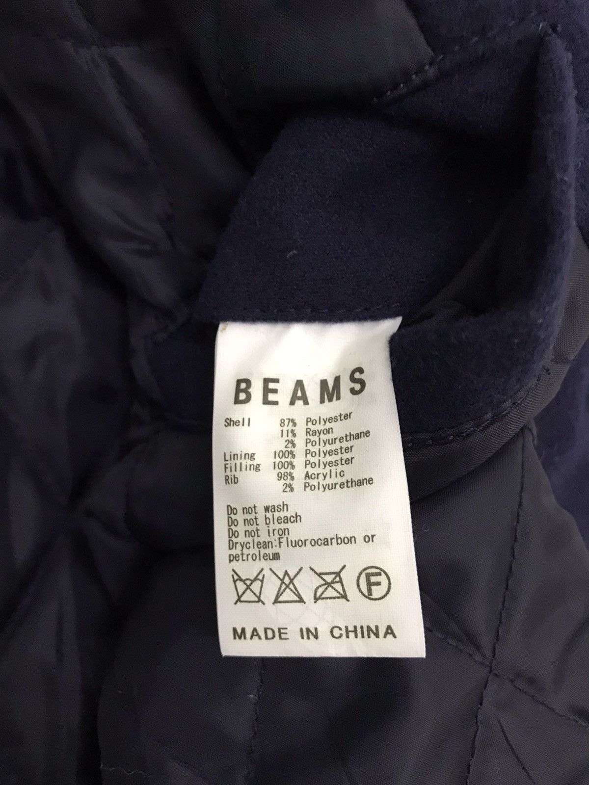 Beams Plus Beams Plus Navy Blue Varsity Jacket Shawl Hooded Size US M / EU 48-50 / 2 - 10 Thumbnail