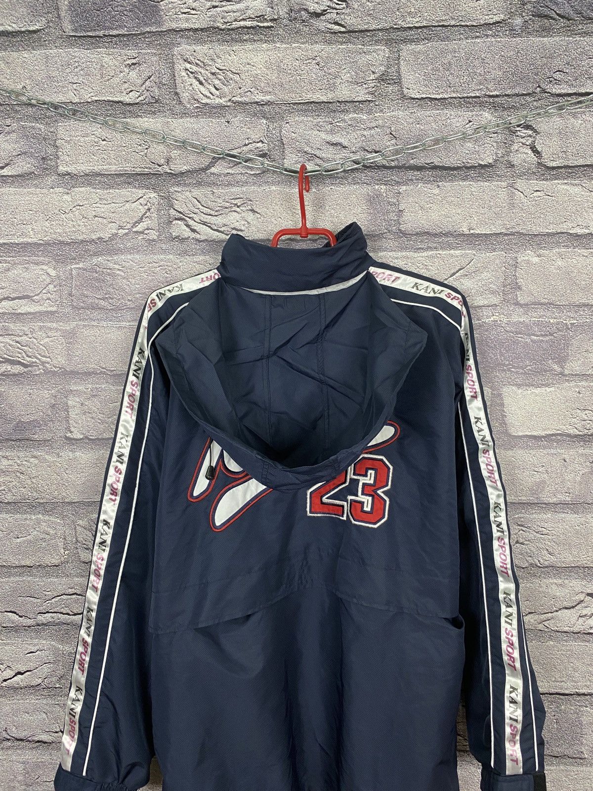 Other Vintage stripes nylon jacket Karl Kani 23 sport y2k 1989 Size US XXL / EU 58 / 5 - 11 Thumbnail
