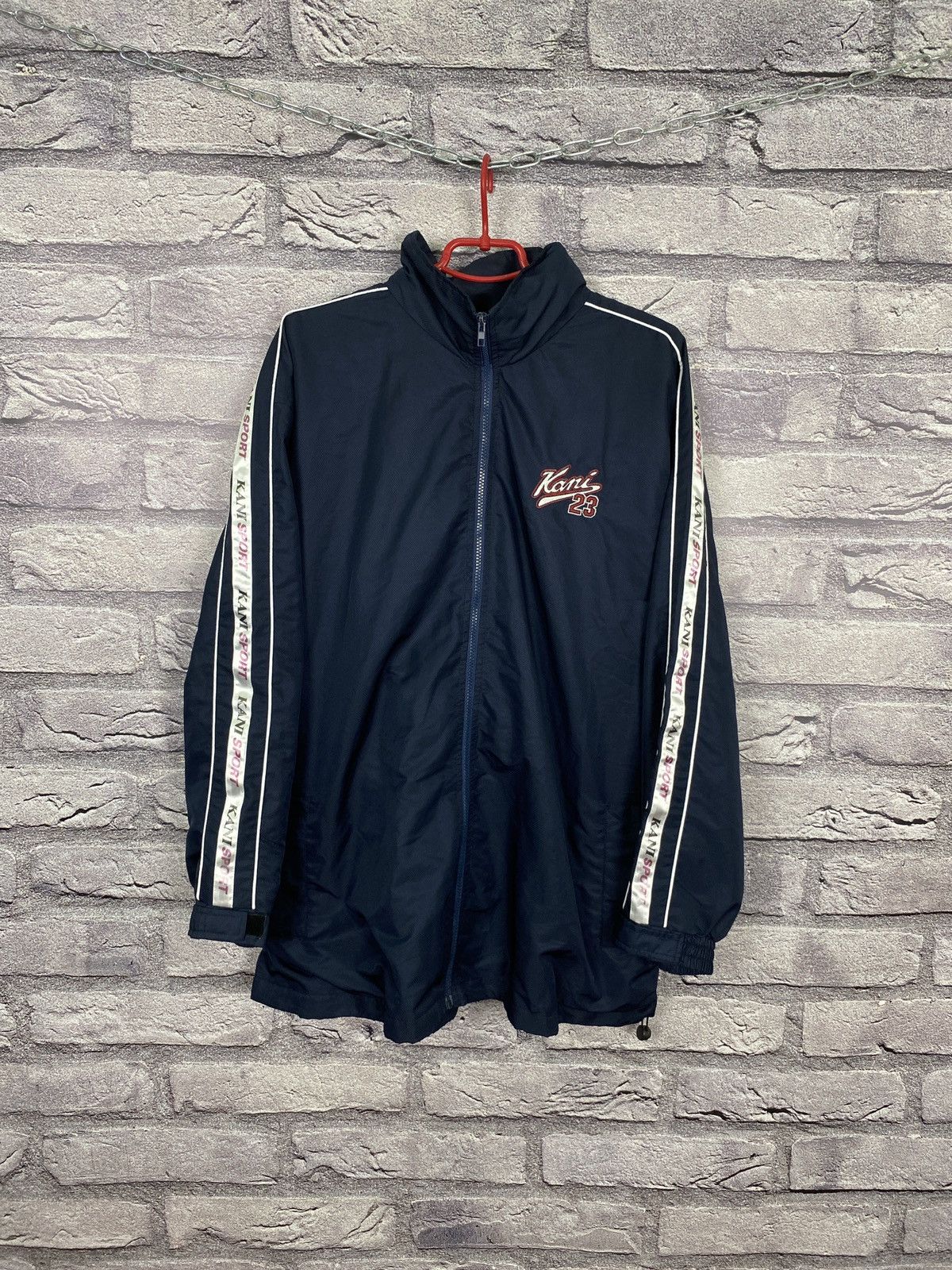 Other Vintage stripes nylon jacket Karl Kani 23 sport y2k 1989 Size US XXL / EU 58 / 5 - 2 Thumbnail