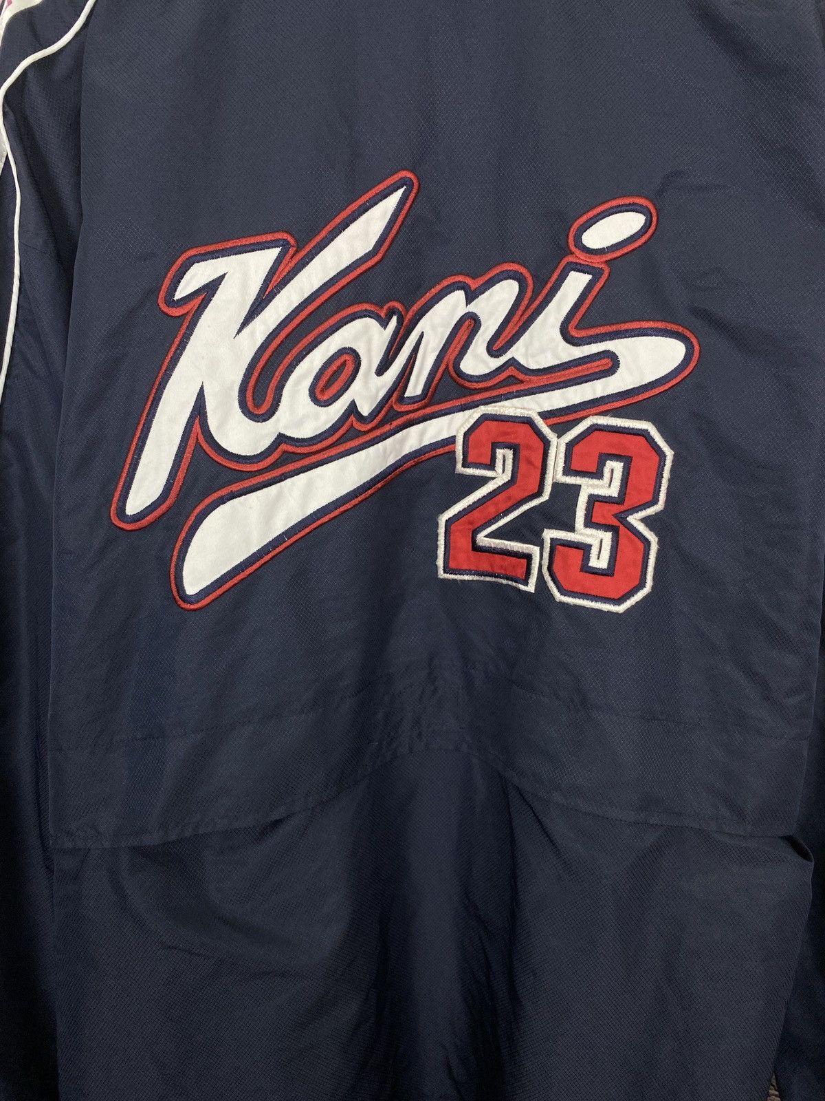Other Vintage stripes nylon jacket Karl Kani 23 sport y2k 1989 Size US XXL / EU 58 / 5 - 9 Thumbnail