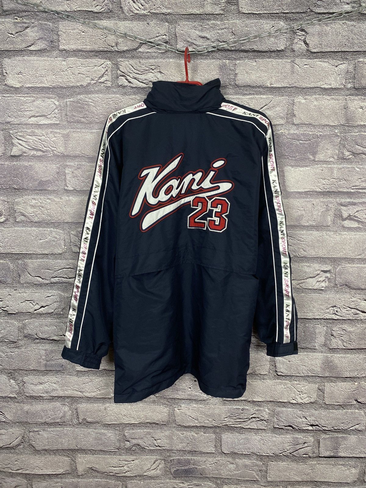 Other Vintage stripes nylon jacket Karl Kani 23 sport y2k 1989 Size US XXL / EU 58 / 5 - 1 Thumbnail