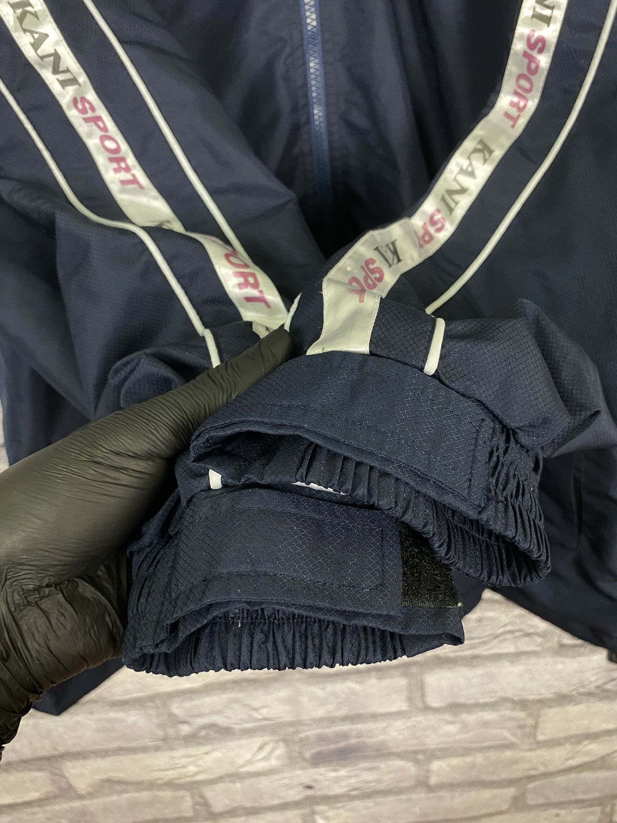 Other Vintage stripes nylon jacket Karl Kani 23 sport y2k 1989 Size US XXL / EU 58 / 5 - 4 Thumbnail