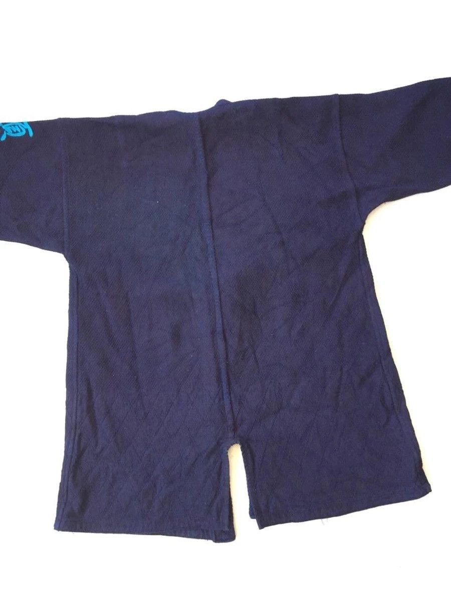 Indigo × Vintage Final Drop🔥Vintage Sashiko Indigo Blue Kimono Jacket Size US XL / EU 56 / 4 - 5 Thumbnail
