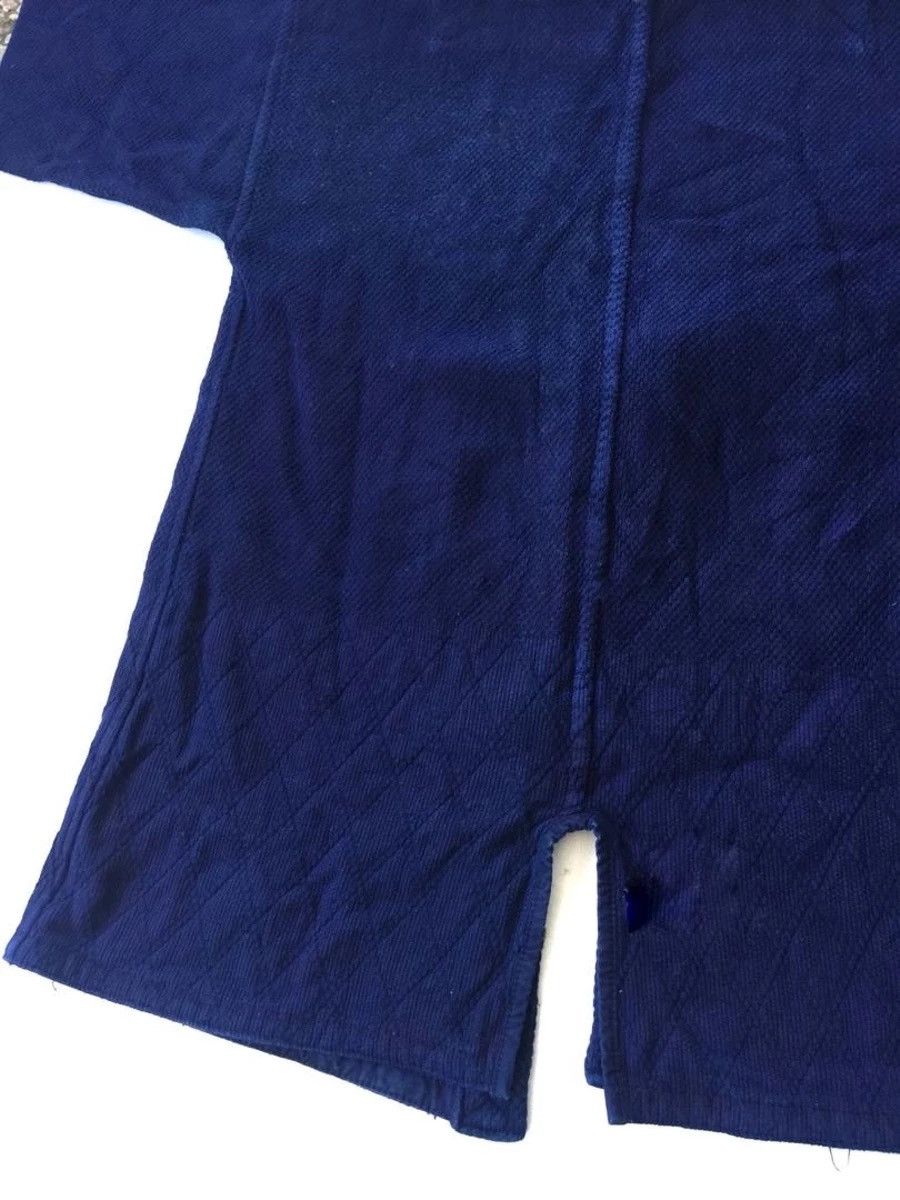 Indigo × Vintage Final Drop🔥Vintage Sashiko Indigo Blue Kimono Jacket Size US XL / EU 56 / 4 - 4 Thumbnail