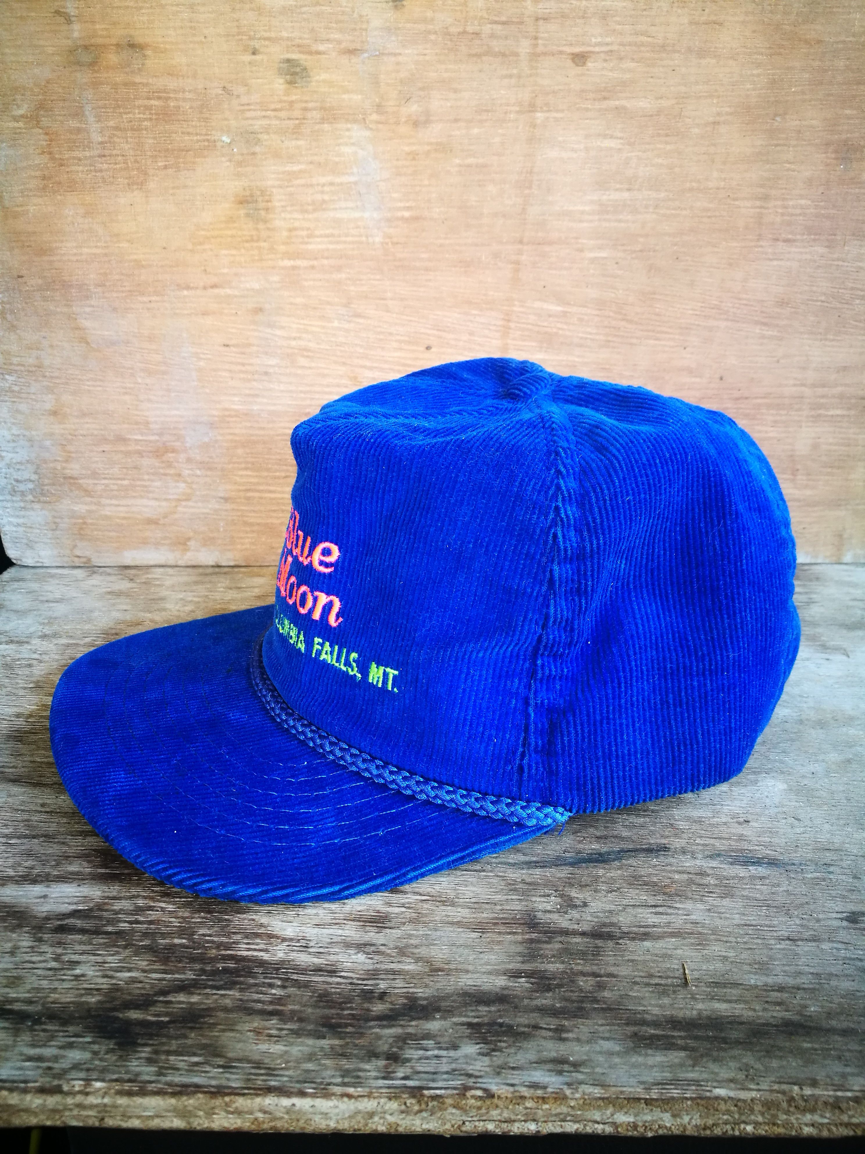 Vintage VINTAGE CORDUROY BLUE MOON COLUMBIA FALLS,MT CAP Size ONE SIZE - 6 Thumbnail