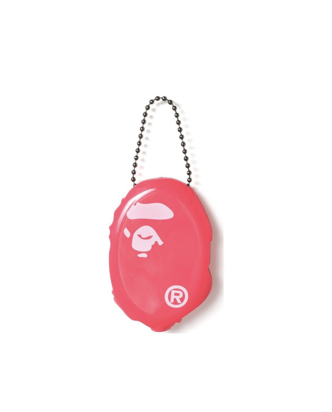 Bape Bape Ape Head Coin Pouch Keychain Pink Size ONE SIZE - 1 Thumbnail