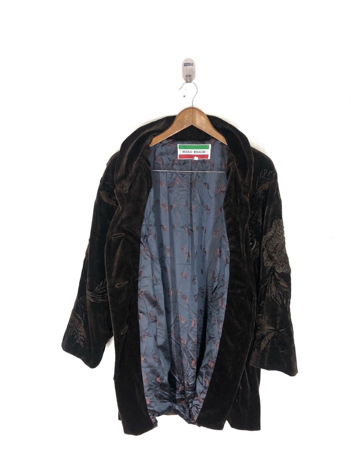 Designer Paolo Bisagni Nice Design Long jacket Fashion Week Size US L / EU 52-54 / 3 - 7 Thumbnail