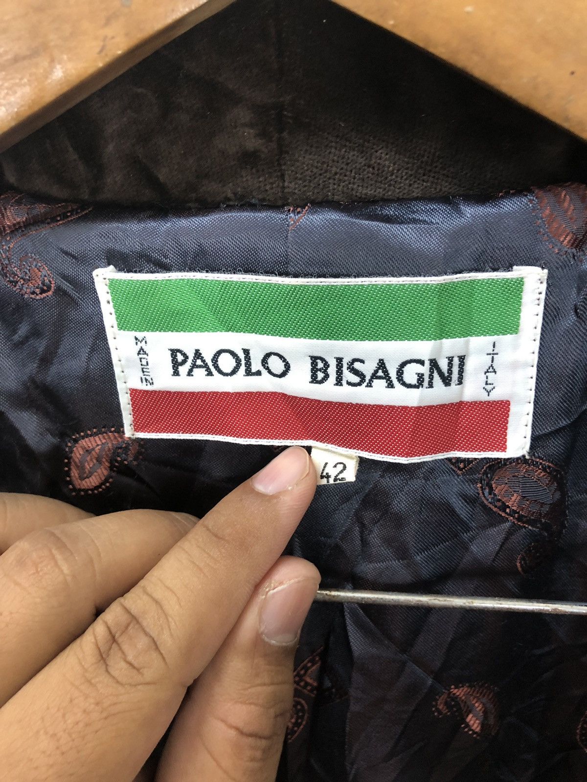 Designer Paolo Bisagni Nice Design Long jacket Fashion Week Size US L / EU 52-54 / 3 - 8 Thumbnail