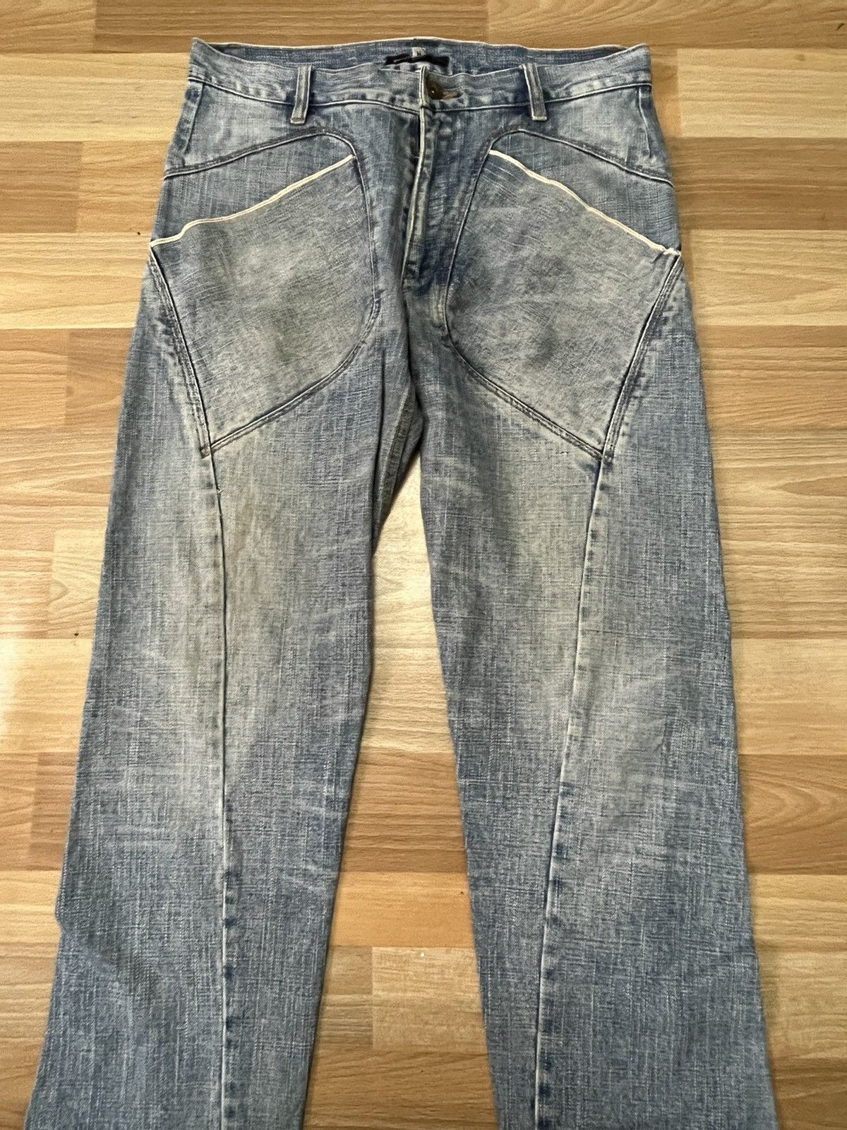 Japanese Brand × Vintage Vintage Eximanitionl Bush Pant Pocket Jeans Distressed Size US 30 / EU 46 - 2 Thumbnail