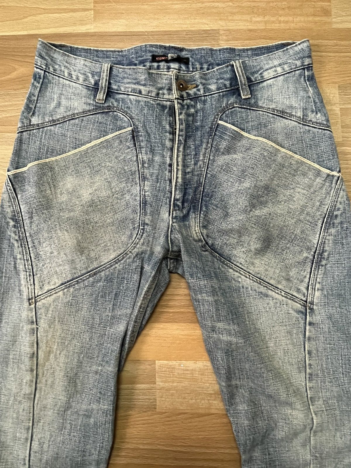 Japanese Brand × Vintage Vintage Eximanitionl Bush Pant Pocket Jeans Distressed Size US 30 / EU 46 - 5 Thumbnail