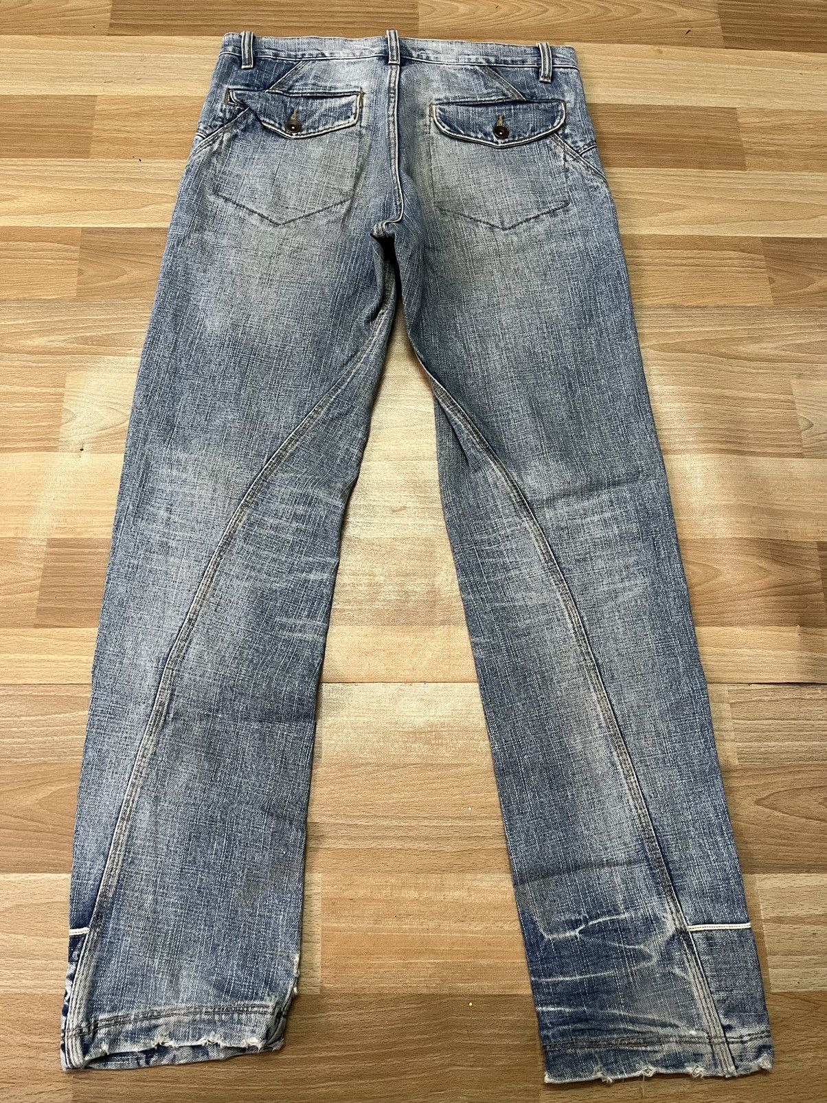 Japanese Brand × Vintage Vintage Eximanitionl Bush Pant Pocket Jeans Distressed Size US 30 / EU 46 - 7 Thumbnail