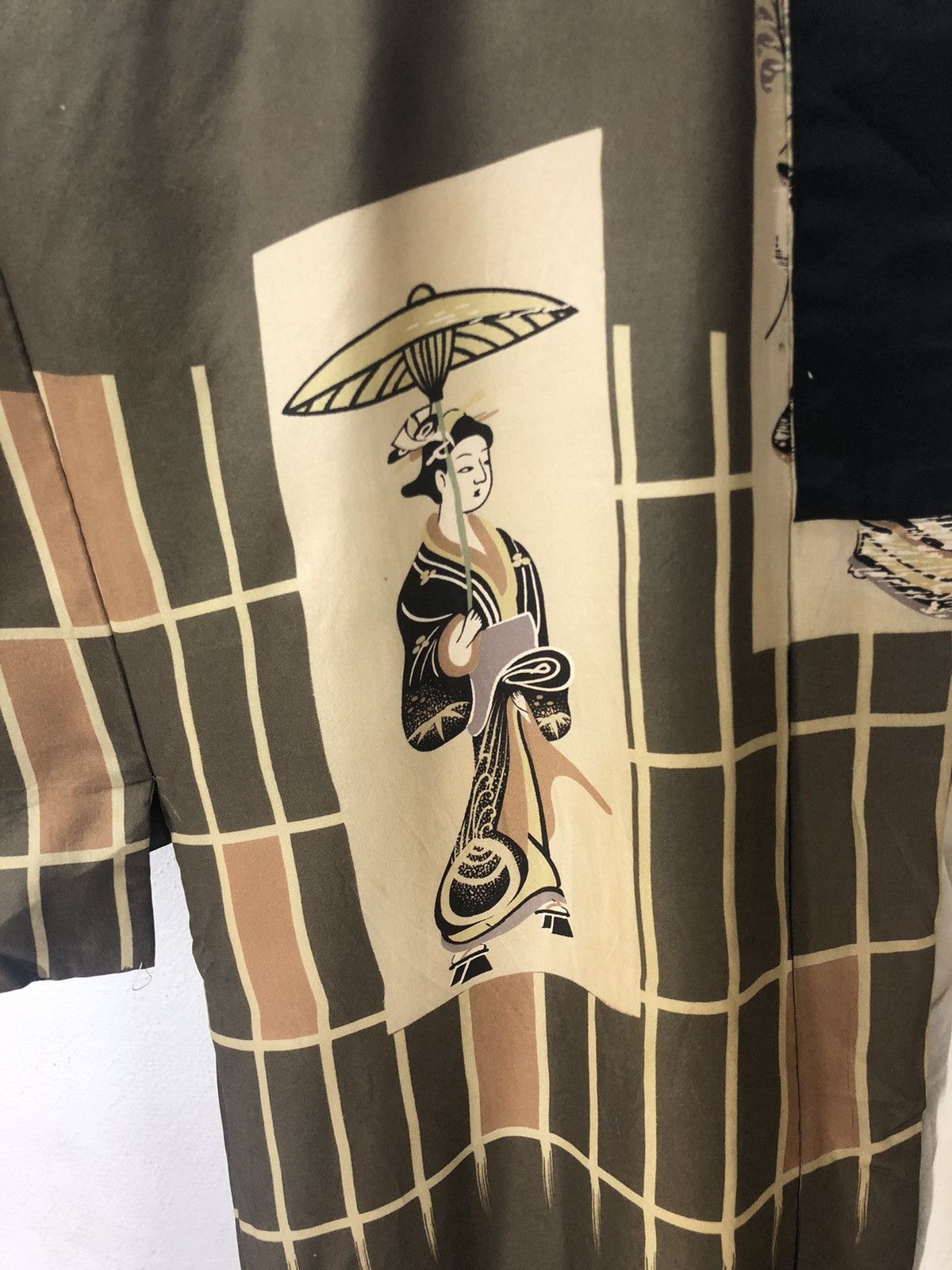 Japanese Brand × Vintage Vintage Japanese Traditional Kimono Geisha Design RARE! Size US M / EU 48-50 / 2 - 5 Thumbnail