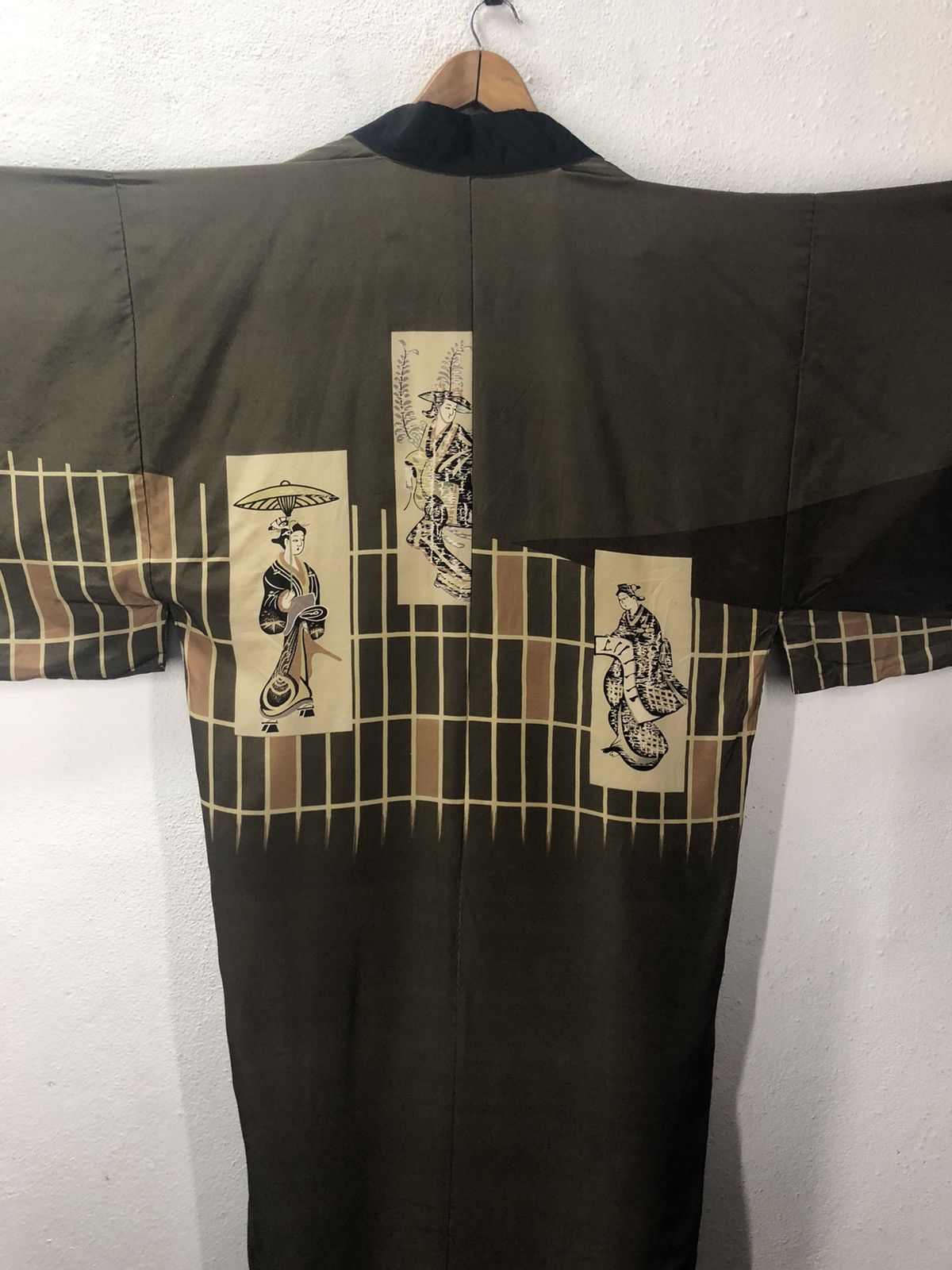 Japanese Brand × Vintage Vintage Japanese Traditional Kimono Geisha Design RARE! Size US M / EU 48-50 / 2 - 1 Thumbnail