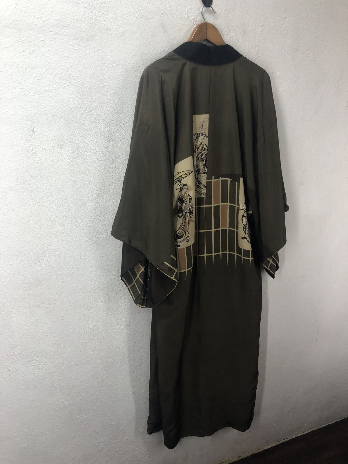 Japanese Brand × Vintage Vintage Japanese Traditional Kimono Geisha Design RARE! Size US M / EU 48-50 / 2 - 3 Thumbnail