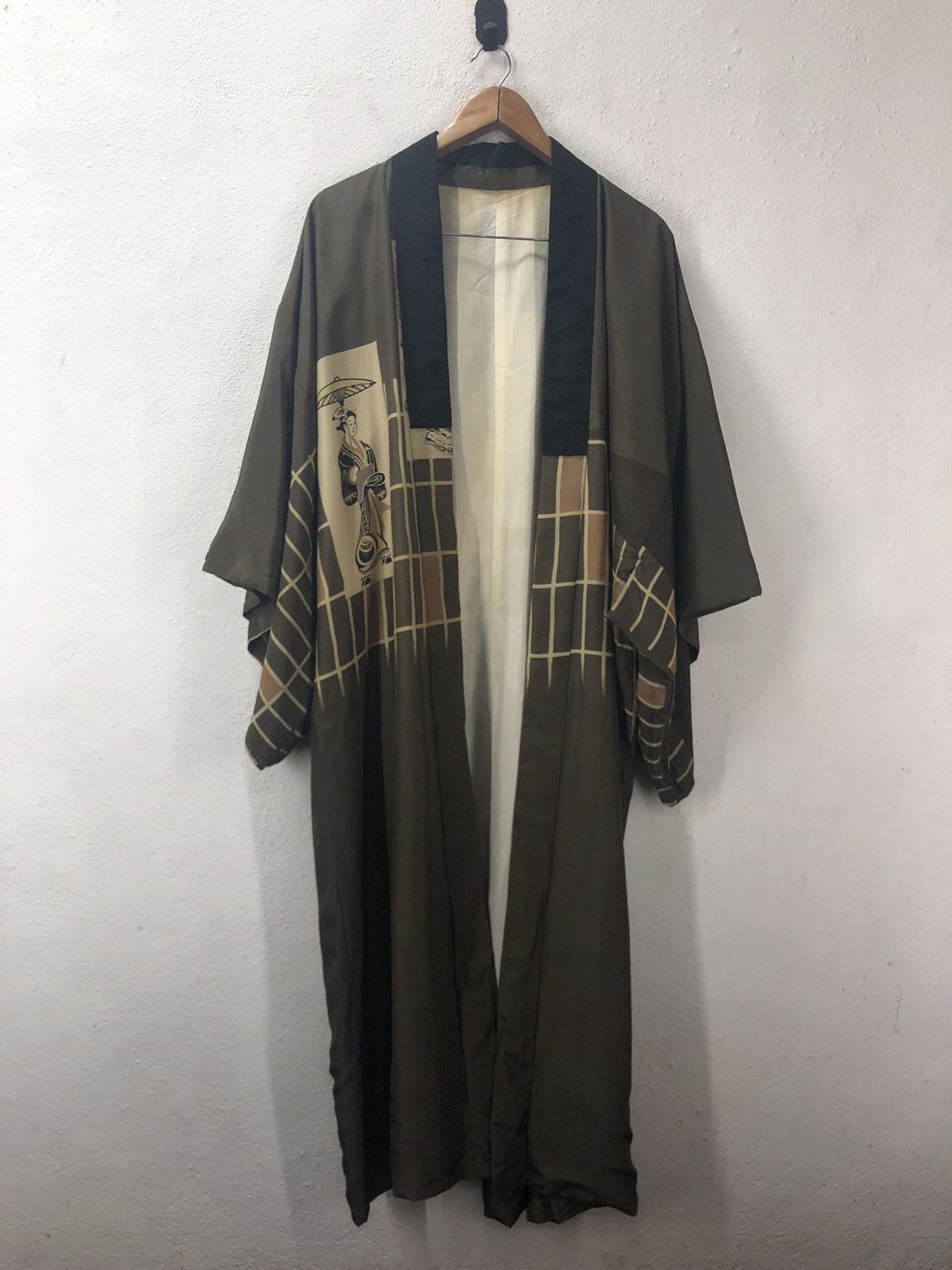 Japanese Brand × Vintage Vintage Japanese Traditional Kimono Geisha Design RARE! Size US M / EU 48-50 / 2 - 10 Thumbnail