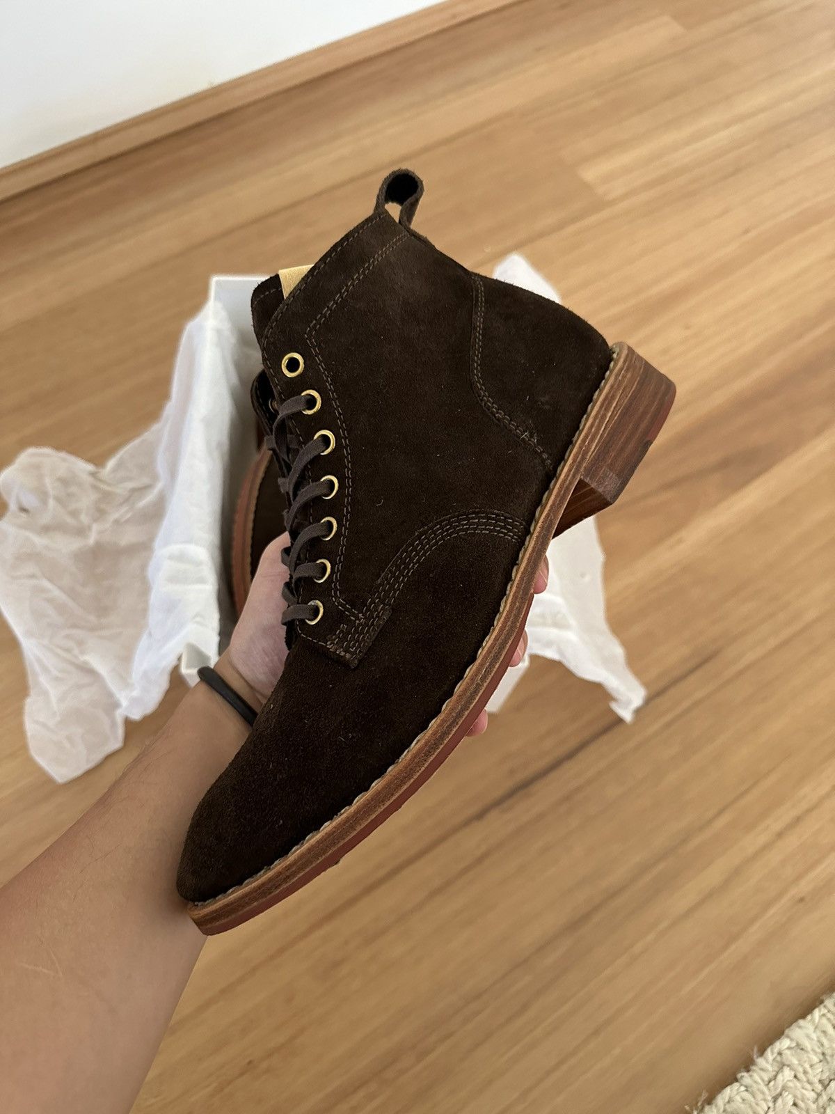 Visvim Hilts Boots Mid-Folk - Dark Brown | Grailed