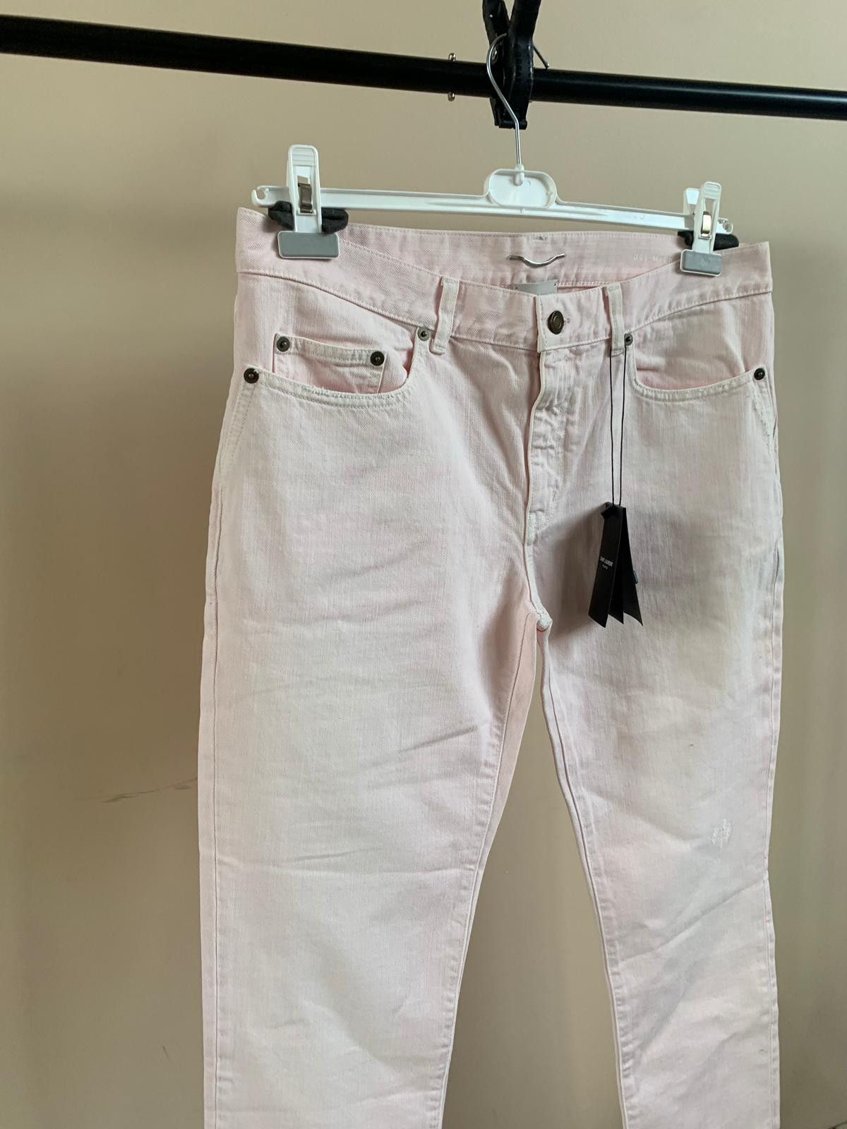 Saint Laurent Paris o1rshd1 D02 Denim in Light Pink Size US 33 - 7 Thumbnail