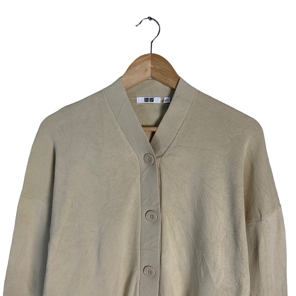Lemaire × Uniqlo Uniqlo U Lemaire Cardigan Size L / US 10 / IT 46 - 4 Thumbnail