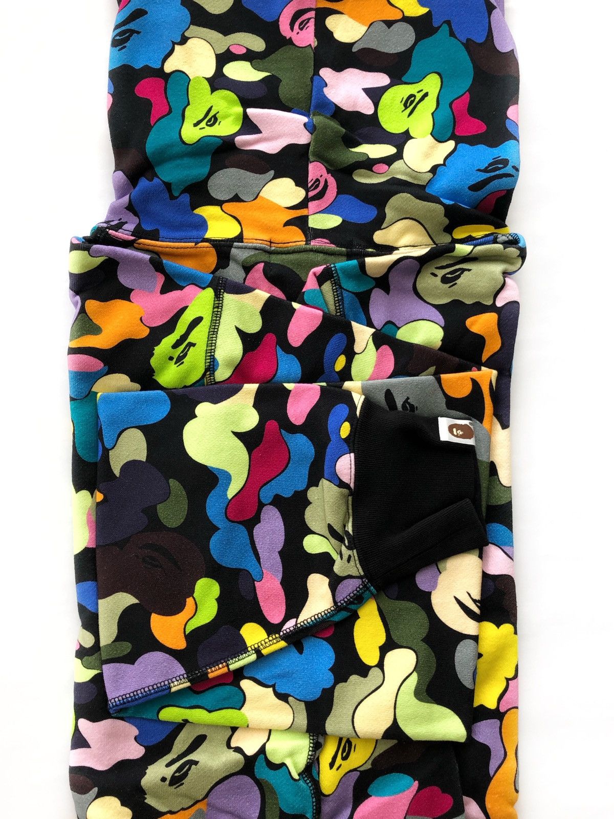 Bape Bape Multi Camo Wide Fit Pullover Hoodie Black Size US S / EU 44-46 / 1 - 4 Thumbnail