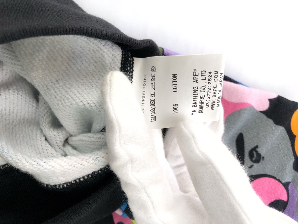 Bape Bape Multi Camo Wide Fit Pullover Hoodie Black Size US S / EU 44-46 / 1 - 5 Thumbnail