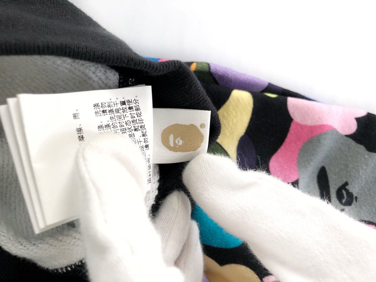 Bape Bape Multi Camo Wide Fit Pullover Hoodie Black Size US S / EU 44-46 / 1 - 6 Thumbnail