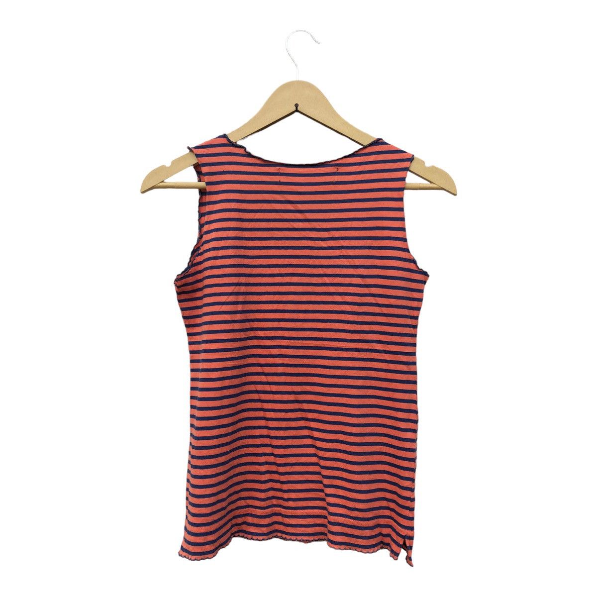 Issey Miyake × mercibeaucoup Issey Miyaki Mercibeaucoup Tank Top Singlet Stripe Size XS / US 0-2 / IT 36-38 - 2 Thumbnail