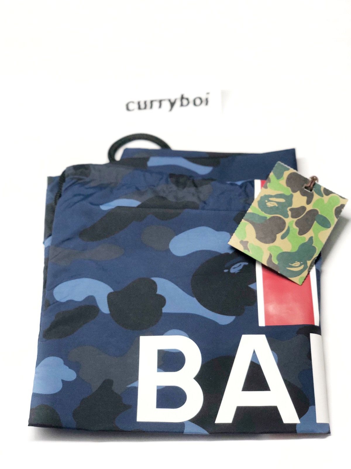 Bape Bape PSG Wash Bag Navy Size ONE SIZE - 2 Thumbnail