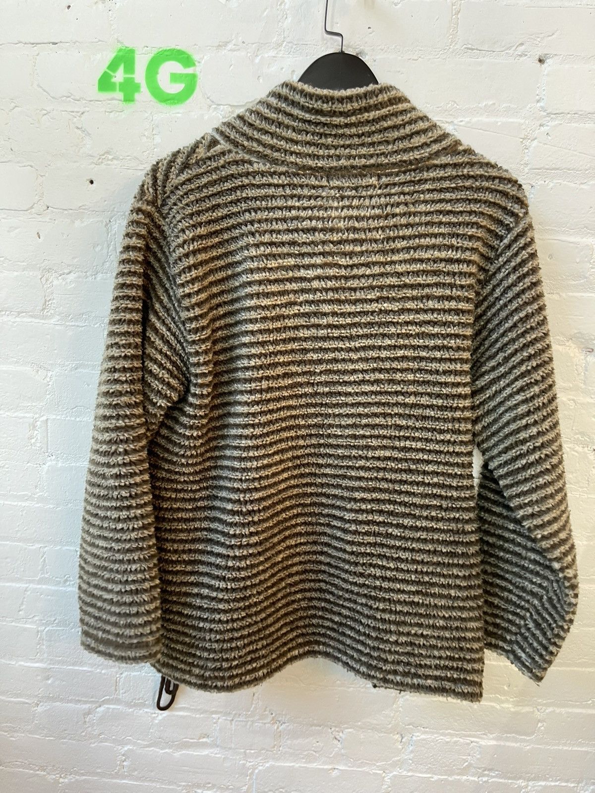 Vintage 90s BITCH SKATEBOARDS SHERPA FLEECE STRIPED HALF ZIP JACKET Size US M / EU 48-50 / 2 - 9 Thumbnail