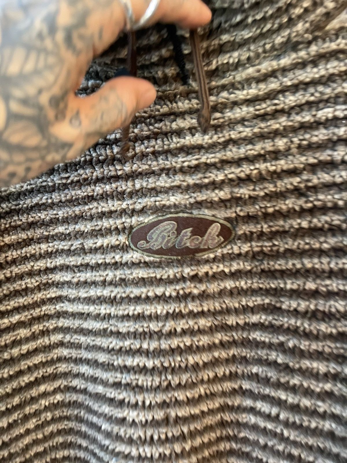 Vintage 90s BITCH SKATEBOARDS SHERPA FLEECE STRIPED HALF ZIP JACKET Size US M / EU 48-50 / 2 - 3 Thumbnail