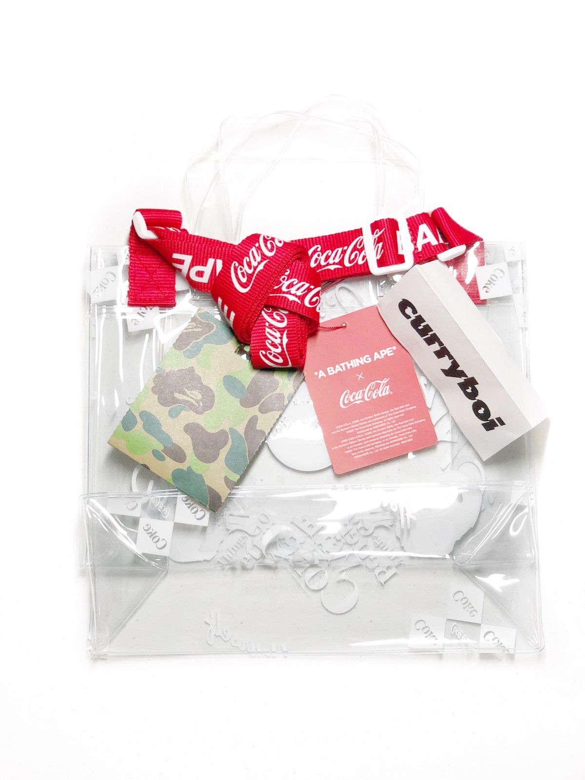 Bape BAPE X COCA COLA CLEAR BAG Size ONE SIZE - 5 Thumbnail