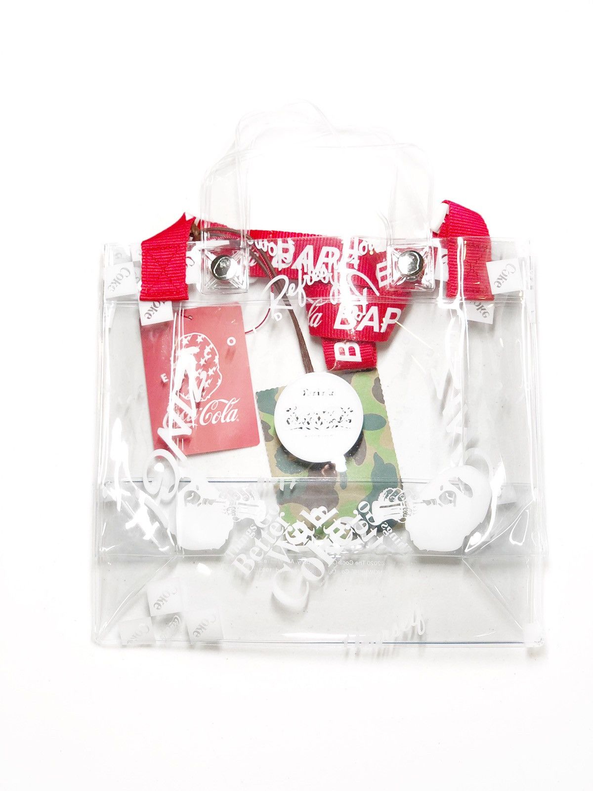 Bape BAPE X COCA COLA CLEAR BAG Size ONE SIZE - 6 Thumbnail