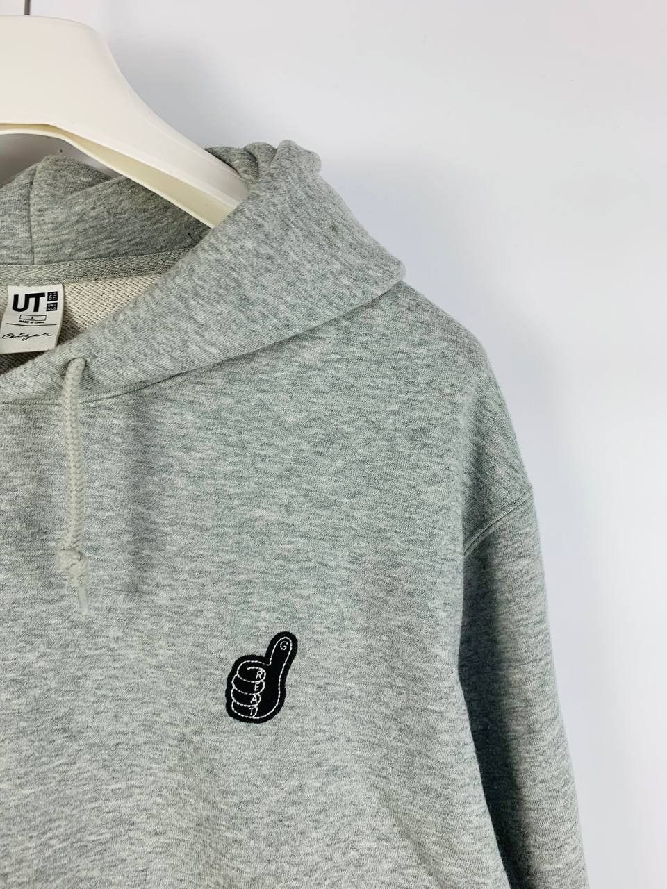 Uniqlo Uniqlo vintage hoodie grey L Size US L / EU 52-54 / 3 - 3 Thumbnail
