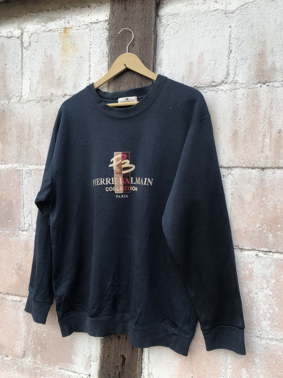 Pierre Balmain Pierre Balmain Paris Sweatshirt Size US L / EU 52-54 / 3 - 3 Thumbnail