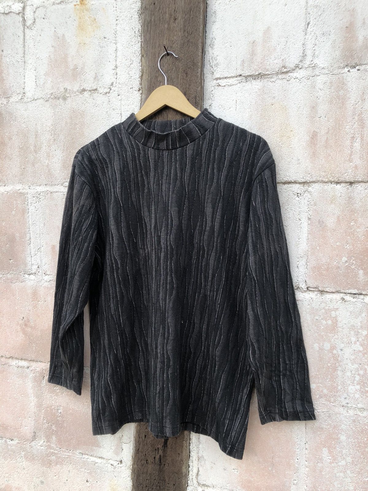 Designer × Homme + Femme La Homme Habit Long Sleeve Art Design Black Size US M / EU 48-50 / 2 - 3 Thumbnail