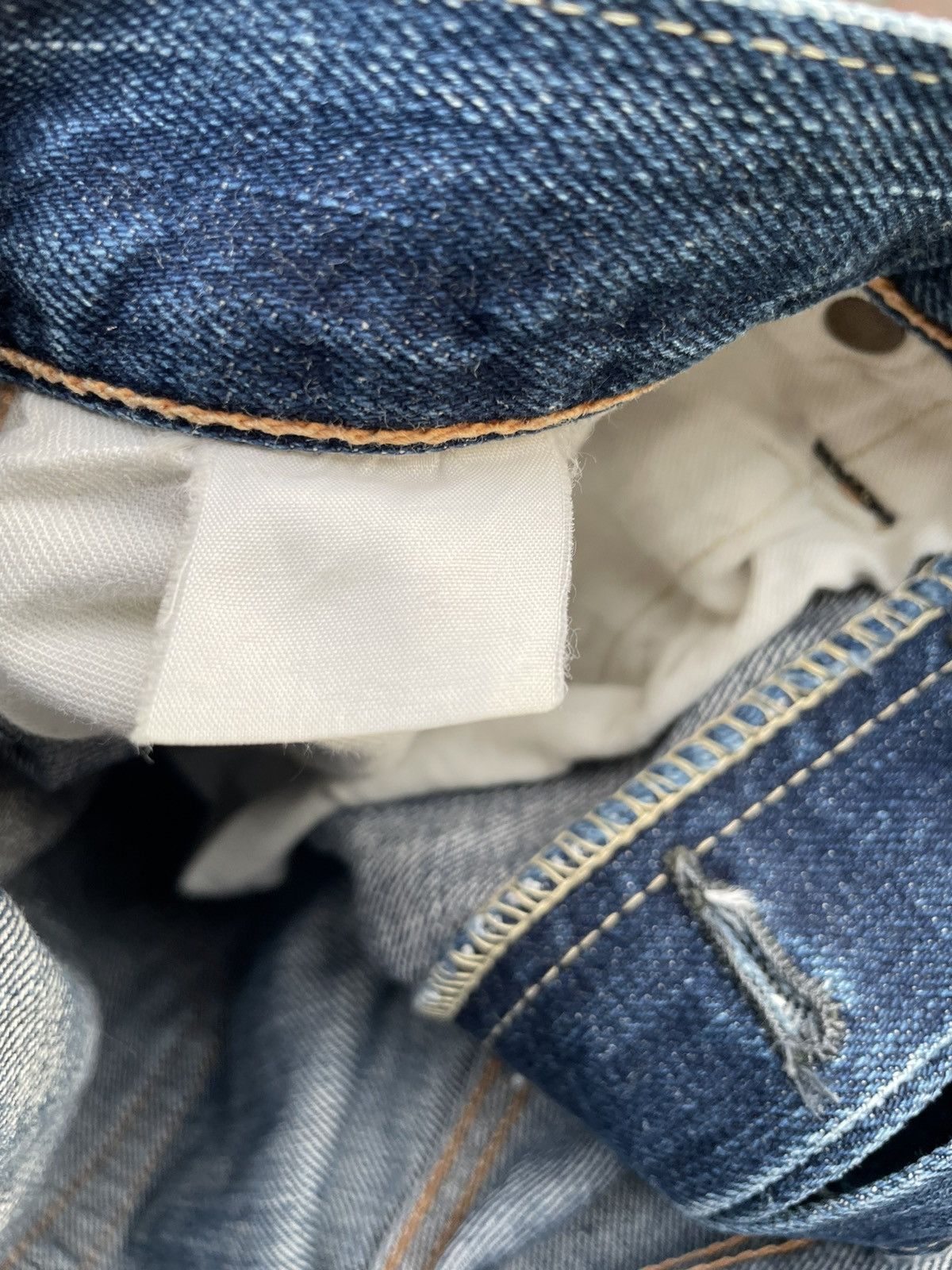 The Silver Stone Vintage Silverstone Selvedge Distressed Faded Jeans Size US 30 / EU 46 - 16 Thumbnail