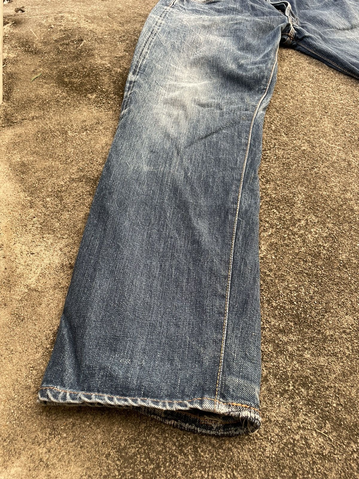 The Silver Stone Vintage Silverstone Selvedge Distressed Faded Jeans Size US 30 / EU 46 - 5 Thumbnail