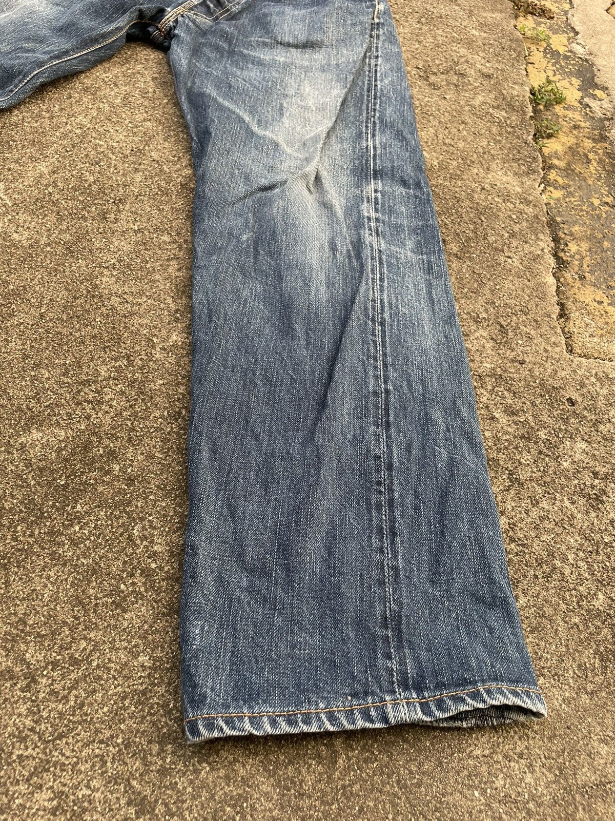The Silver Stone Vintage Silverstone Selvedge Distressed Faded Jeans Size US 30 / EU 46 - 6 Thumbnail