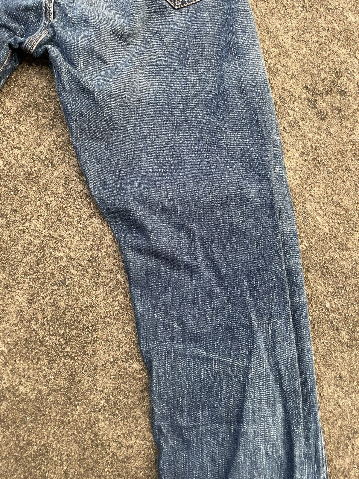 The Silver Stone Vintage Silverstone Selvedge Distressed Faded Jeans Size US 30 / EU 46 - 11 Thumbnail