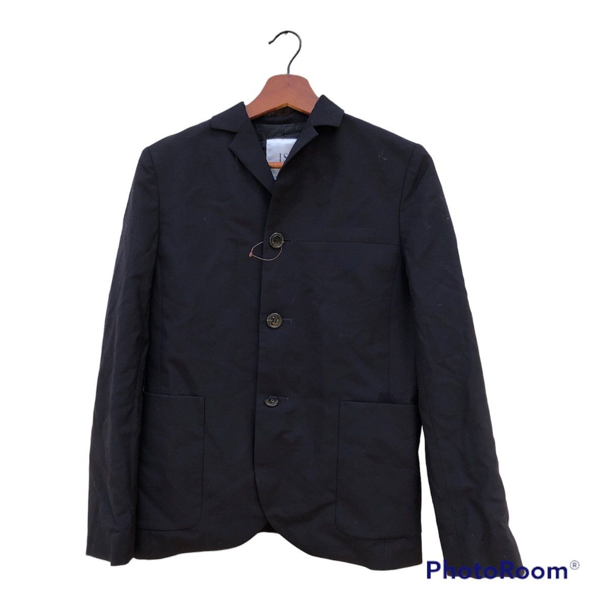 Issey Miyake × Sunao Kuwahara I.S Sunao Kuwahara Colarred Coat Ladies Size M / US 6-8 / IT 42-44 - 2 Thumbnail
