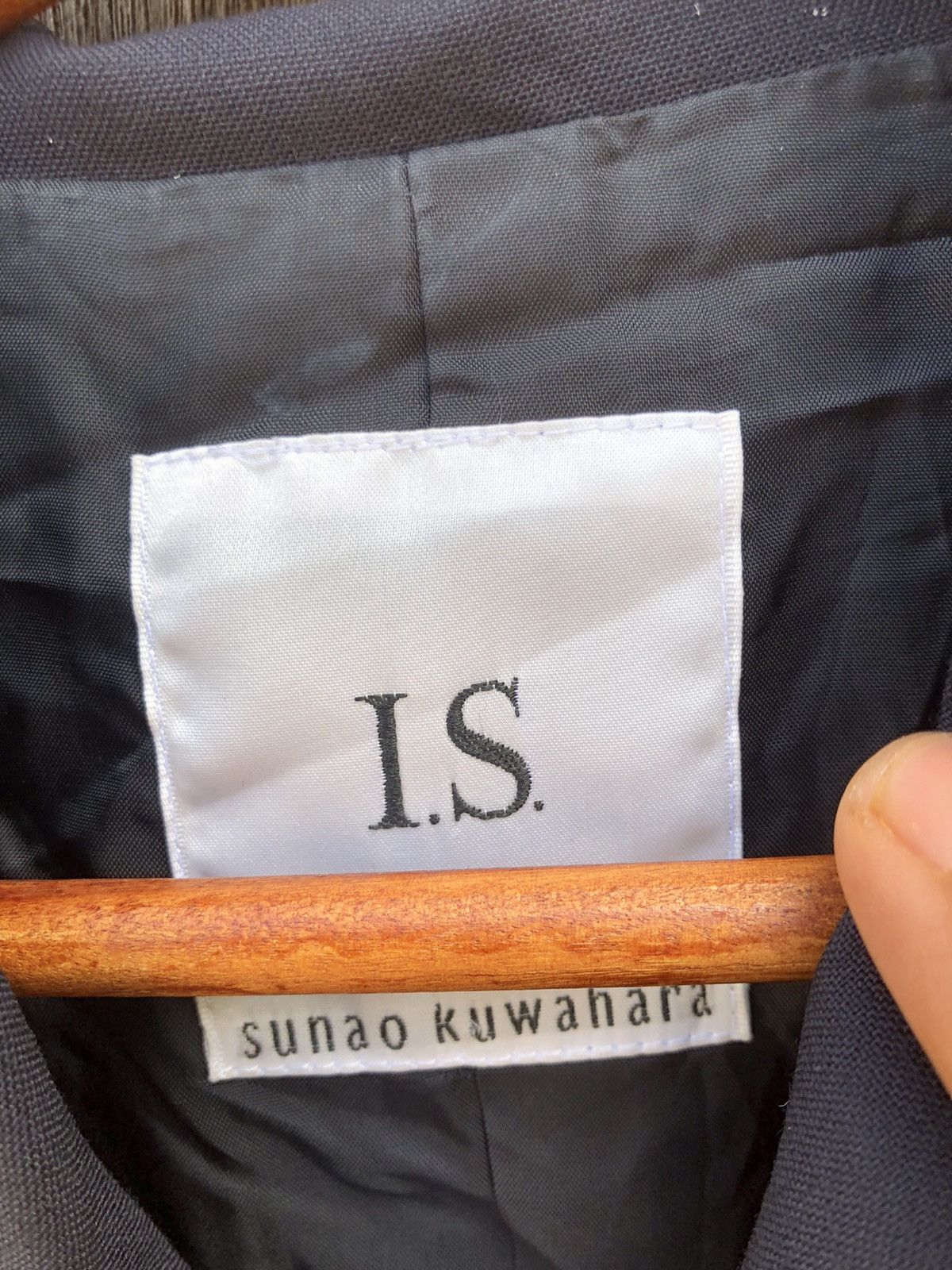 Issey Miyake × Sunao Kuwahara I.S Sunao Kuwahara Colarred Coat Ladies Size M / US 6-8 / IT 42-44 - 4 Thumbnail