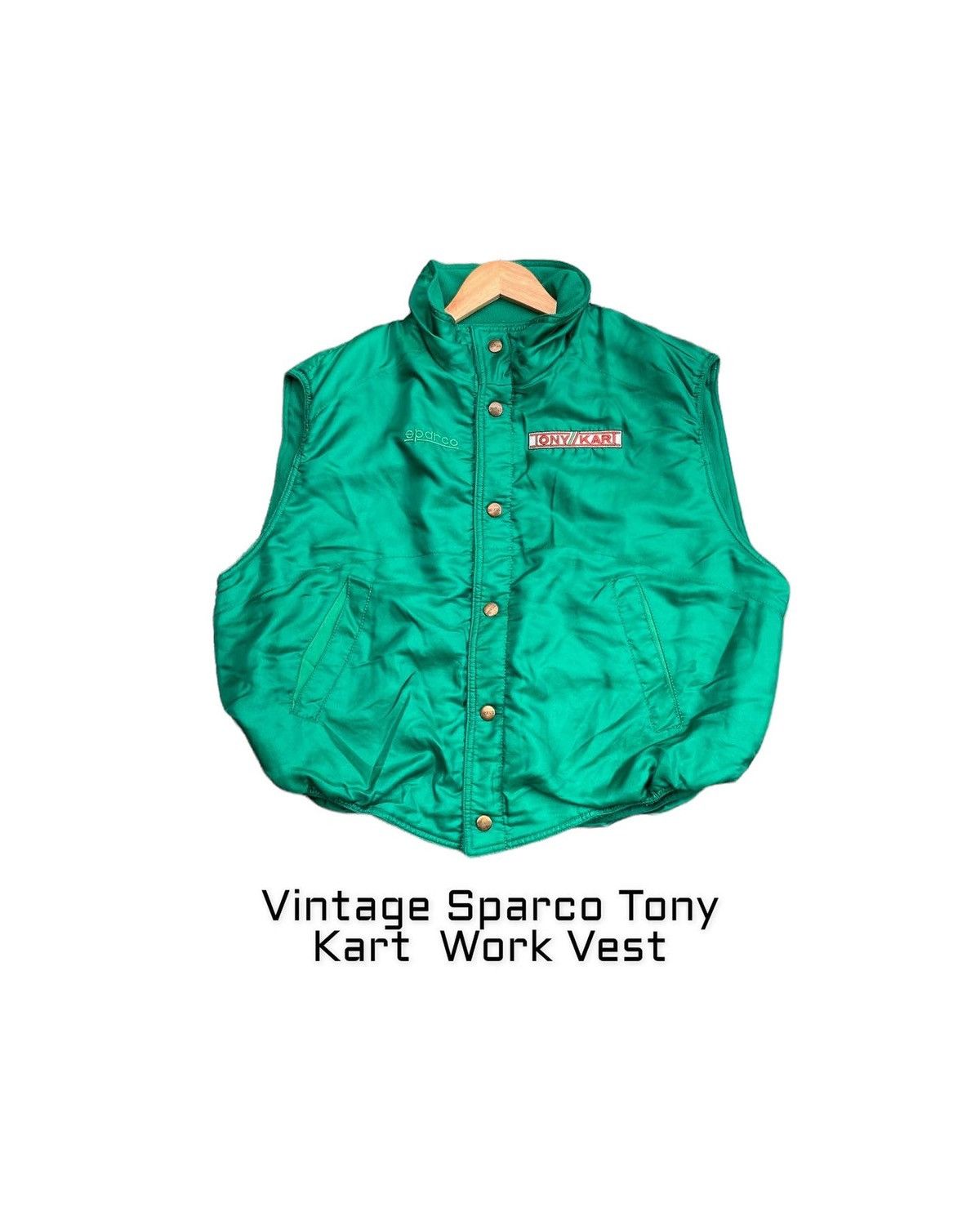 Vintage Vintage & Rare Sparco x Tony Kart Work Vest Size US XL / EU 56 / 4 - 1 Thumbnail