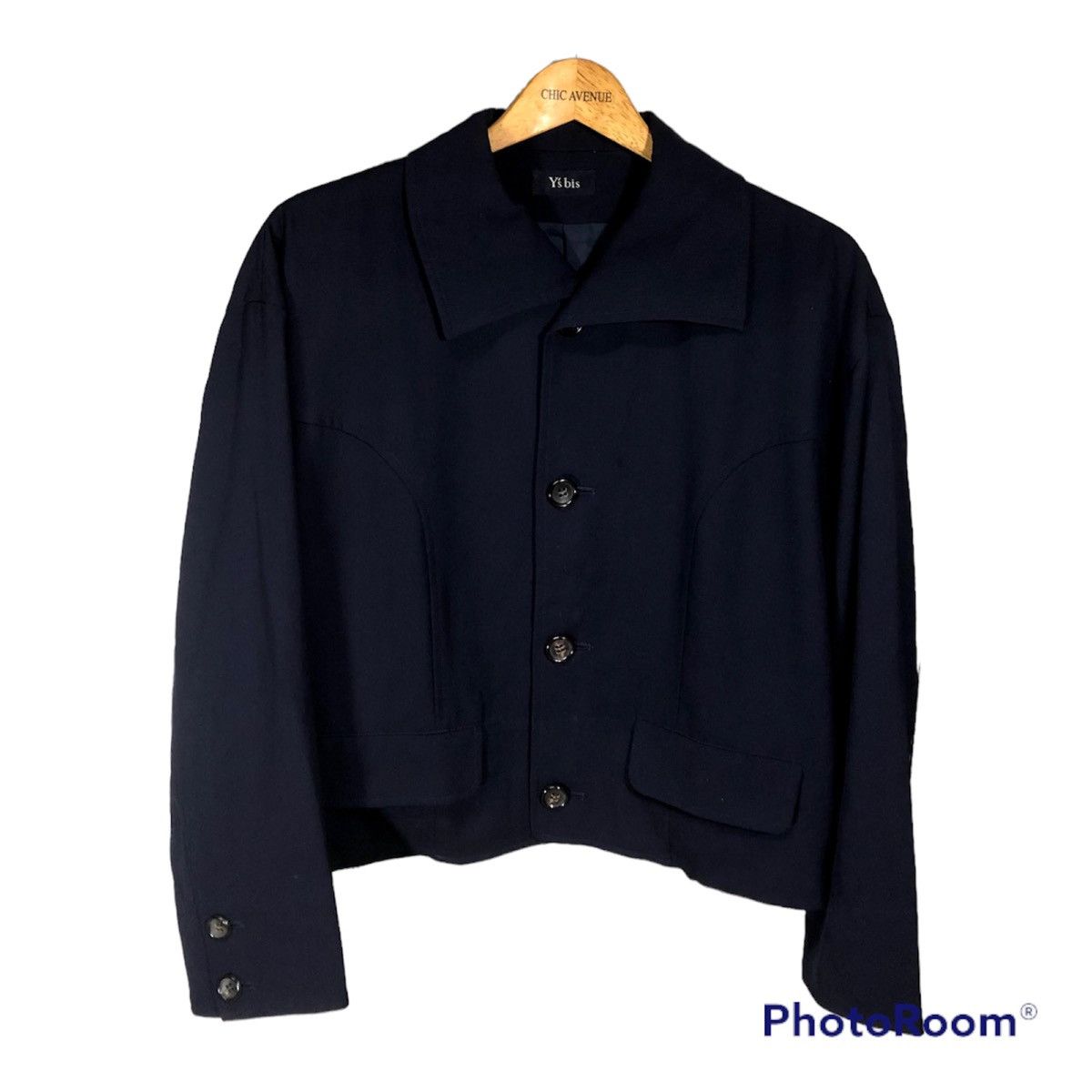 image of Y’S Bis Yohji Yamamoto Coat Jacket Suit in Blue, Women's (Size Small)