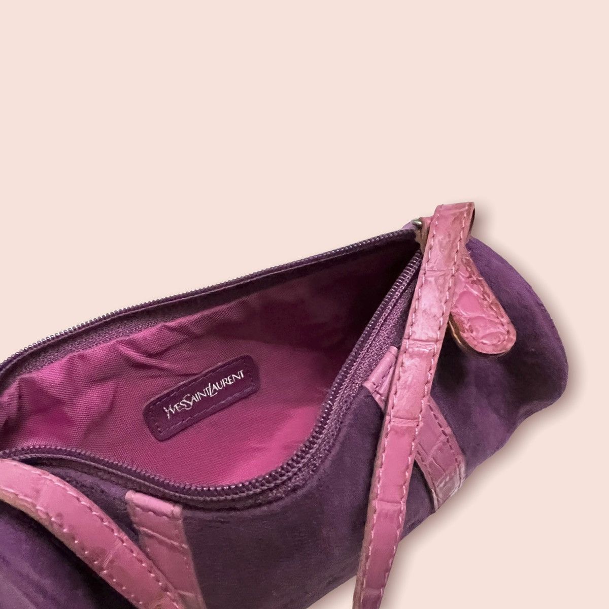 Designer × Vintage × Yves Saint Laurent VINTAGE YSL MINI MAKE UP BAG Size ONE SIZE - 13 Thumbnail